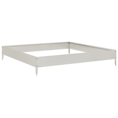 Strat Ridicat Grădină Oțel Inoxidabil 100x100 cm - Livrare Gratuită