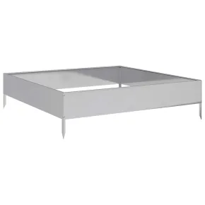 Strat Înălțat Grădină Oțel Galvanizat 100x100 cm | Livrare Gratuită 2