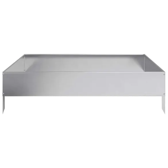 Strat Înălțat Grădină Oțel Galvanizat 100x100 cm | Livrare Gratuită