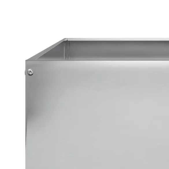 Strat Înălțat Grădină Oțel Galvanizat 100x100 cm | Livrare Gratuită