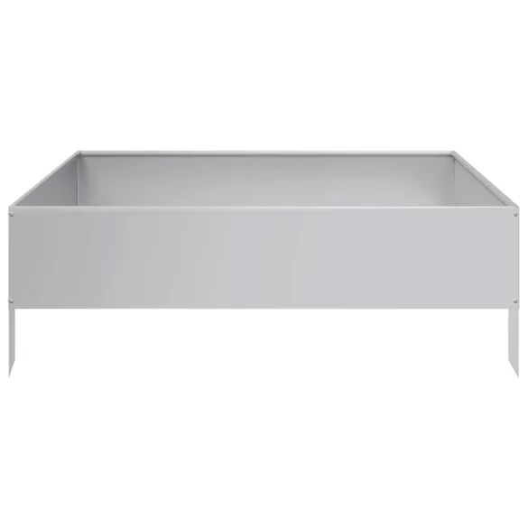 Strat Ridicat Grădină Oțel Galvanizat 100x100 cm - Livrare Gratuită