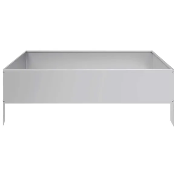 Strat Ridicat Grădină Oțel Galvanizat 100x100 cm - Livrare Gratuită