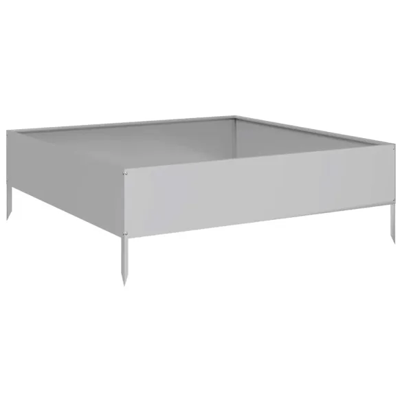 Strat Ridicat Grădină Oțel Galvanizat 100x100 cm - Livrare Gratuită