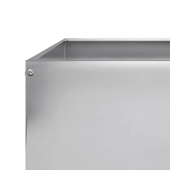 Strat Ridicat Grădină Oțel Galvanizat 100x100 cm - Livrare Gratuită