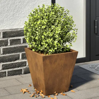 Jardiniere Grădină Oțel Rezistent 2 buc - Decor Plante