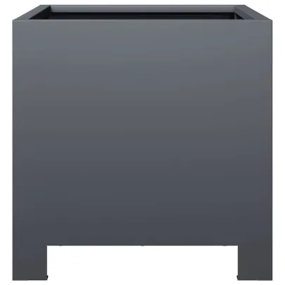 Jardinieră Grădină Antracit 30x30x30 cm Oțel | Livrare Gratuită