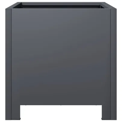 Jardinieră Grădină Antracit 30x30x30 cm Oțel | Livrare Gratuită