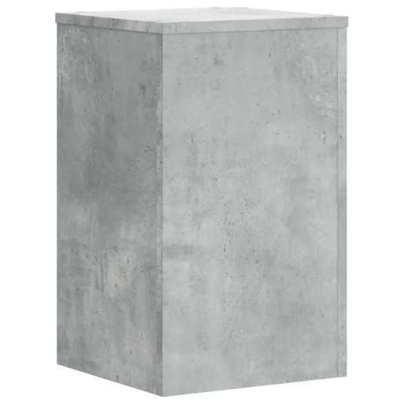Suport Plante Gri Beton - 2 buc - 30x30x50 cm - Lemn