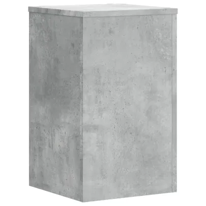 Suport Plante Gri Beton - 2 buc - 30x30x50 cm - Lemn
