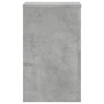 Suport Plante Gri Beton - 2 buc - 30x30x50 cm - Lemn