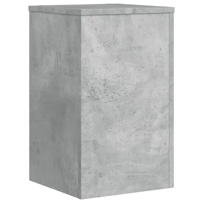 Suport Plante Gri Beton - 2 buc - 30x30x50 cm - Lemn