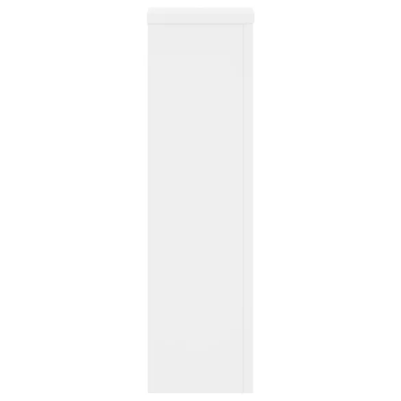 Suporturi Plante Lemn Alb - 2 bucăți - 17x17x60 cm