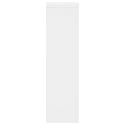 Suporturi Plante Lemn Alb - 2 bucăți - 17x17x60 cm