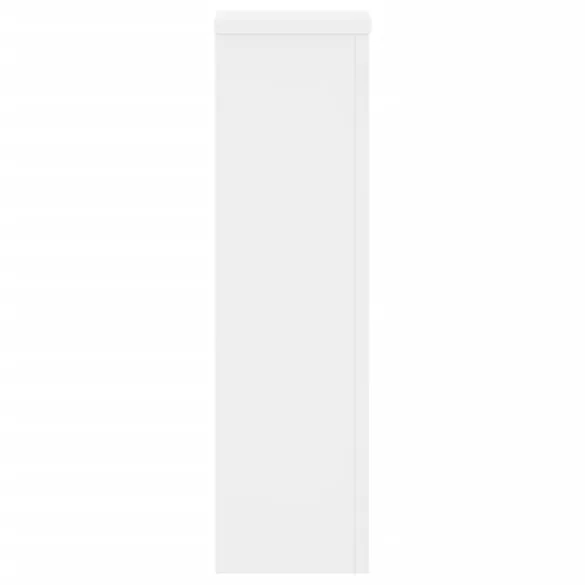 Suporturi Plante Lemn Alb - 2 bucăți - 17x17x60 cm