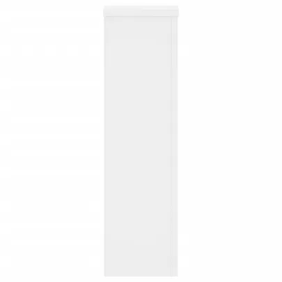 Suporturi Plante Lemn Alb - 2 bucăți - 17x17x60 cm