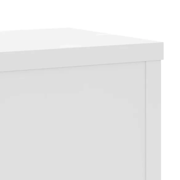 Suporturi Plante Lemn Alb - 2 bucăți - 17x17x60 cm