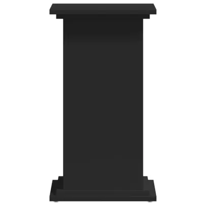 Suport de Plante Negru - Lemn Prelucrat, 60 kg Capacitate