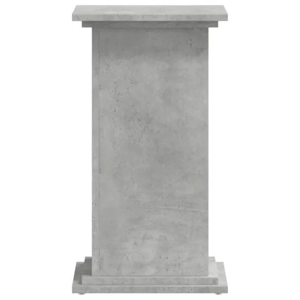 Suport Plantelor Gri Beton 33x33x60 cm - Lemn Durabil