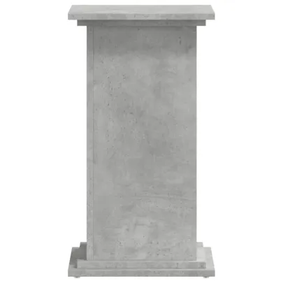 Suport Plantelor Gri Beton 33x33x60 cm - Lemn Durabil