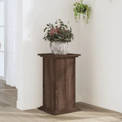 Suport Plante Lemn Stejar - 33x33x60 cm - Livrare Gratuita