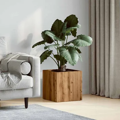 Cutie Jardiniera Stejar 40x40x40 cm - Lemn Prelucrat