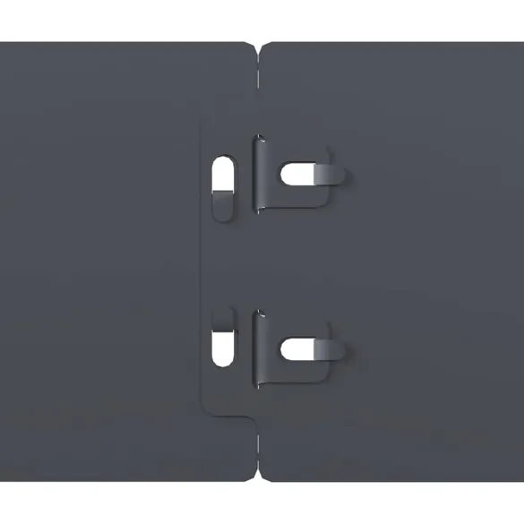 Borduri Gazon Antracit Oțel Laminat la Rece - 10 buc