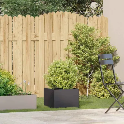 Jardinieră Oțel Negru 40x40x30 cm | Livrare Gratuită