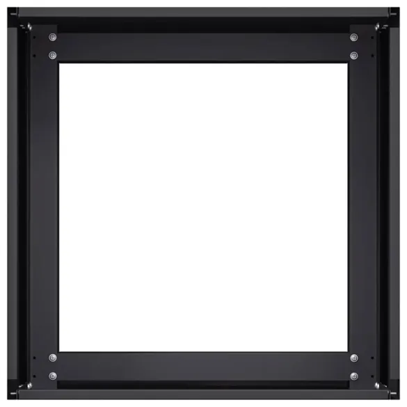 Jardinieră Oțel Negru 40x40x30 cm | Livrare Gratuită