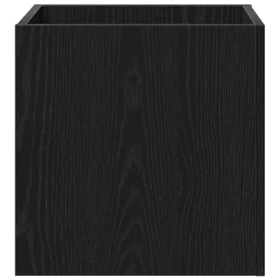 Jardinieră Stejar Negru 40x40x40 cm - Ghiveci Lemn Exterior/Interior