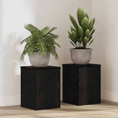 Suporturi Plante Stejar Negru - Decor Modern Interior/Exterior