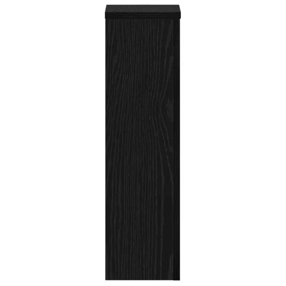 Suporturi Plante Stejar Negru 17x17x60 cm | 2 buc