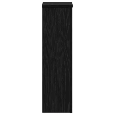Suporturi Plante Stejar Negru 17x17x60 cm | 2 buc