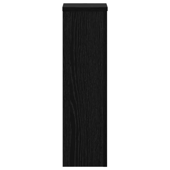 Suporturi Plante Stejar Negru 17x17x60 cm | 2 buc