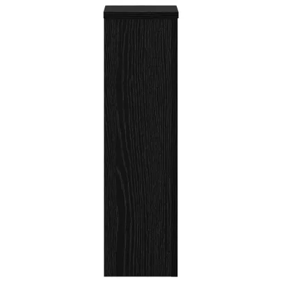 Suporturi Plante Stejar Negru 17x17x60 cm | 2 buc
