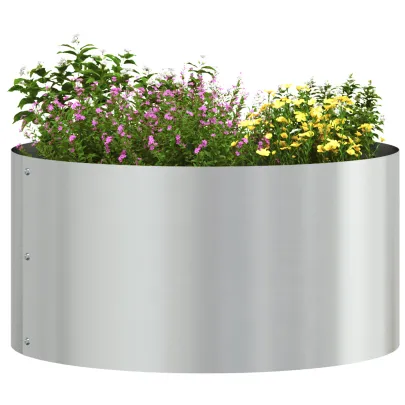 Ghivece Galvanizate Oțel 40cm | Set 5 Bucăți | Livrare Gratuită