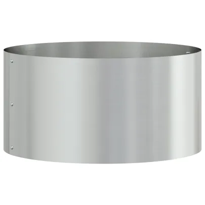 Ghivece Galvanizate Oțel 40cm | Set 5 Bucăți | Livrare Gratuită