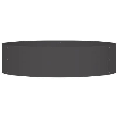 Ghiveci Metalic Mare Negru 100L - Livrare Gratuită