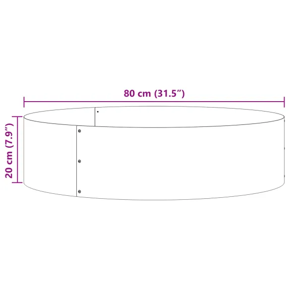 Ghiveci Metalic Antracit Mare | Durabil și Modern