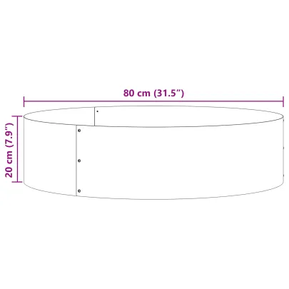 Ghiveci Metalic Antracit Mare | Durabil și Modern