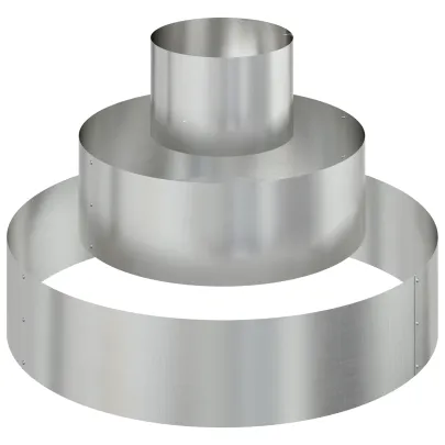 Ghiveci Metalic Ø 90 cm Oțel Galvanizat | Livrare Gratuită