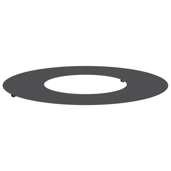 Ghiveci Metalic Negru 60 cm pentru Interior/Exterior