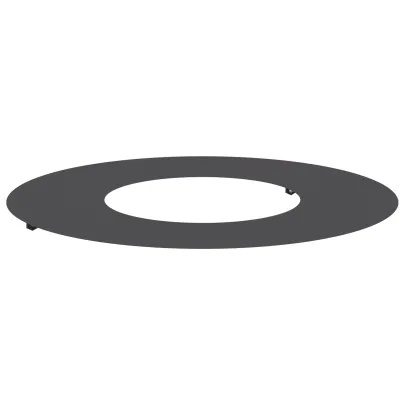 Ghiveci Metalic Negru 60 cm pentru Interior/Exterior