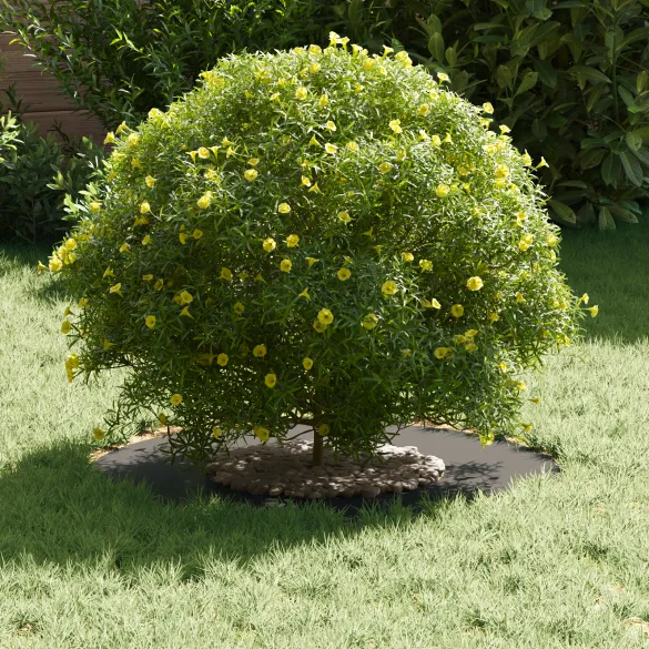 Ghiveci Metalic Negru 60 cm pentru Interior/Exterior