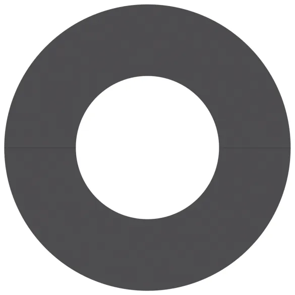 Ghiveci Metalic Negru 60 cm pentru Interior/Exterior