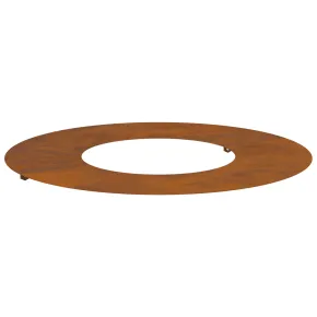 Ghiveci Oțel Corten Mare cu Inserții Decorative | Livrare Gratuită 2