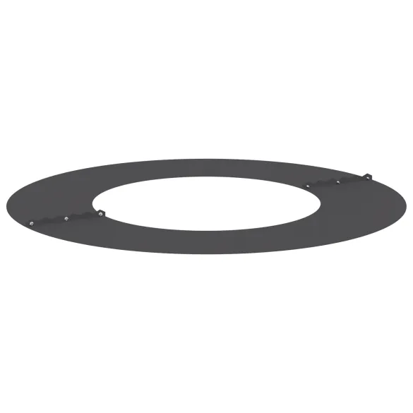 Ring Metalic Ghiveci Negru 70 cm | Livrare Gratuita