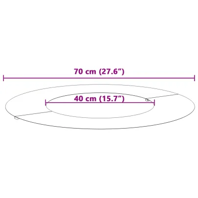 Ghiveci Oțel Corten 70 cm - Durabil pentru Exterior