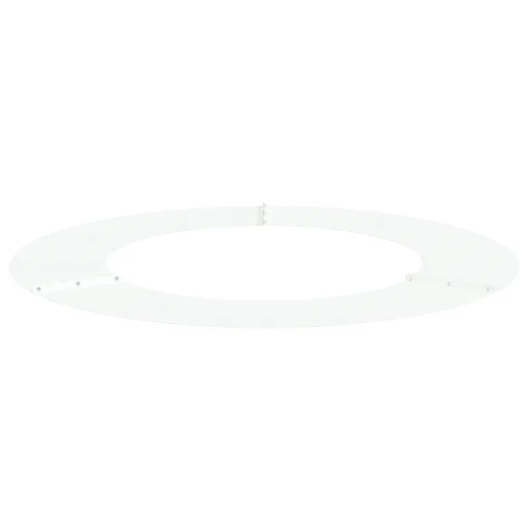 Ghiveci Metalic Alb Rotund 80 cm | Livrare Gratuita