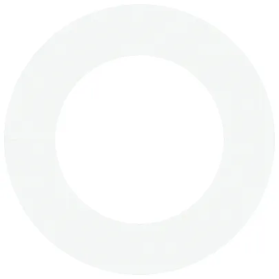 Ghiveci Metalic Alb Rotund 80 cm | Livrare Gratuita