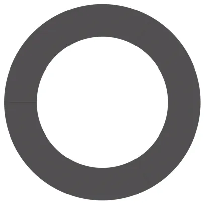 Ghiveci Plastic Negru Decorativ Interior/Exterior